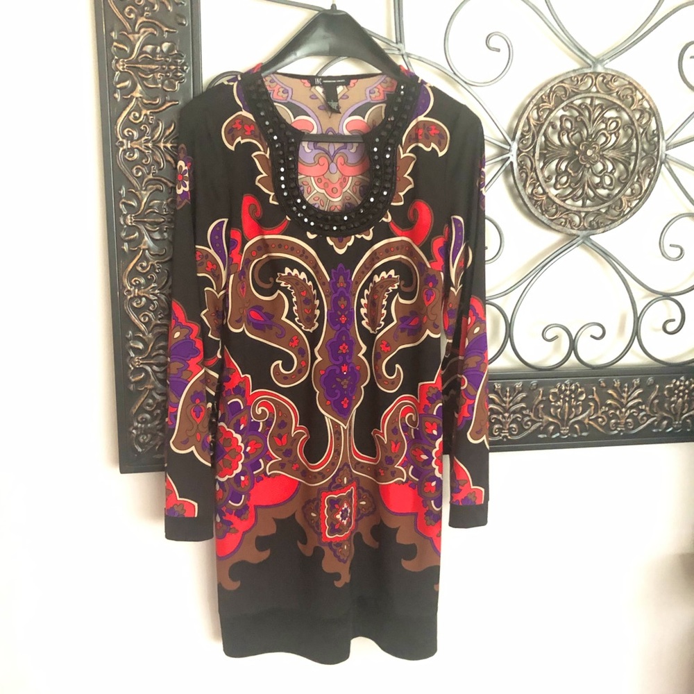 Inc jewel tone dress